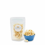 Goodson popcorn 0.7oz packaging with a bowl of popcorn on a white background