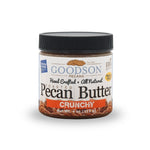 4oz Jar of Goodson Pecans crunchy pecan butter on a white background