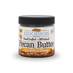 4oz Jar of Goodson Creamy with Honey Pecan Butter on a white background