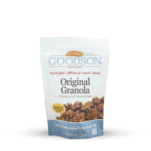 Goodson Pecans Original Granola package on a white background